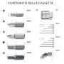 Cassetta set 39pz. di inserti e bussole con cricchetto Beta 900-C39