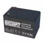 12V 12Ah rechargeable VRLA battery Elan BigBat - sku 01210