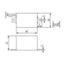 LED power supply Max 3W 0.04A IP20 Kanlux ADI 350 1x3W Cod.01440
