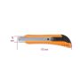 Taglierino cutter 18mm con 3pcs lame di ricambio Beta 1771