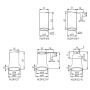 Adapter / Converter for bulbs from E14 to GU10 Kanlux HLDR-E14/ GU10 Mod. 08851
