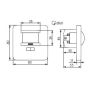 Capteur de mouvement 130 ° IP20 Kanlux MARID JQ-L Mod.08910
