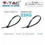 Attache-cable pour câblage 7.6x300mm noir 100pcs V-TAC - sku 11178