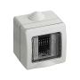 BTICINO 25501 IP55 Gehäuse Idrobox 1 MATIX Modul mit Schutztür