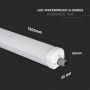 V-TAC VT-1574 Plafonnier LED 48W étanche IP65 150CM blanc neutre 4500K - SKU 216287