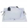 Led panel smd downlight square 12w cold white 6000k + driver