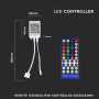 Contrôleur infrarouge RGBW avec télécommande 40 boutons  Mod. 3326
