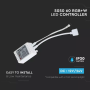 Contrôleur infrarouge RGBW avec télécommande 40 boutons  Mod. 3326
