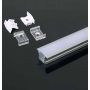 V-TAC VT-8107 profil en aluminium milky 2MT cover - sku 3351