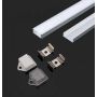 V-TAC VT-9327 Aluminum Profile Milky Cover 2MT - sku 3370