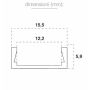 V-TAC VT-9327 Aluminum Profile Milky Cover 2MT - sku 3370