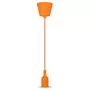 E27 Decoration Pendant Holder 1MT - Mod. VT-7228 SKU 3484 - Orange
