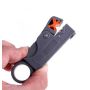 Insulation stripper for RG-58/RG-59/RG-6 coaxial cables