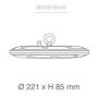 V-TAC VT-9053 Lampes industrielles LED 50W Ufo shape blanc froid 6400K - SKU 5555