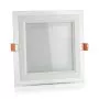 V-TAC VT-1202G Mini led panel 12w square glass recessed 840lm SKU 4741