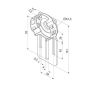 NICE 535.10037 support series Era M Ø 45 mm regulable