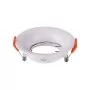 V-TAC VT-920-W runder LED-Einbaustrahler GU10 weiße Farbe aus Polycarbonat Sku 6632