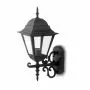 V-TAC VT-761 Garden Wall Groß Lamp IP44 Facing Up E27 Holder schwarz - sku 7521