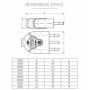 Branchez l'italien std. 2P+E 10A 250V mod. BICO' Fanton 80010