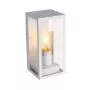 V-TAC VT-837 Garden Wall Lamp IP44 1xE27 Holder white-clear glass - sku 8518