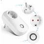 V-TAC Smart Home VT-5001 Prise EU Wi-Fi fonctionne avec smartphone - sku 8415