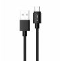 V-TAC VT-5331 1M Micro USB data cable Nylon black platinum Series - sku 8488