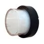 V-TAC VT-828 12W wall light round black body day white 4000K - sku 8542