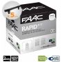 KIT RAPID CYCLO Automazione scorrevole 400KG 24V + 5M Cremagliera Nylon