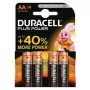 Pile Duracell Plus Power Batterie Alcaline Stilo AA 1.5V Confezione da 4 Pz