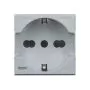 Schukosteckdose HC4140 / 16 Bticino Axolute 2p + T Bypass - Tech Farbe