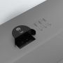 Wallbox supporto murale in metallo per cavo HLD-B - nero
