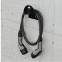 Wallbox supporto murale in metallo per cavo HLD-B - nero