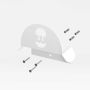 Wallbox supporto murale in metallo per cavo HLD-W - bianco