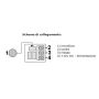 Modulo microfono audio regolabile per videoregistratori DVR