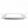 18W LED Panel Downlight Square White 6000K + Driver - 4871
