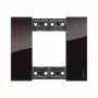 Abdeckrahmen Bticino Living Now 2 Module, farbe Nacht KA4802DG