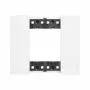 Placca Bticino Living Now 2 Moduli colore bianco KA4802KW