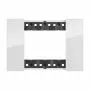 Abdeckrahmen Bticino Living Now 3 Module farbe eis KA4803DW