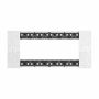 Placca Bticino Living Now 6 Moduli colore Pixel KA4806MW
