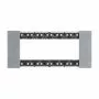 6 modules Bticino Living Now plate moon color KA4806NW