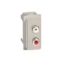Doppelmodul RCA BTicino Living Now 1 modul - sand KM4269R