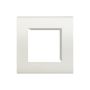 Placca livinglight quadra 2 moduli - bianca BTICINO LNA4802BI