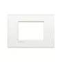 BTICINO LNC4803BN placca LivingLight AIR 3 moduli -bianco puro - metallo