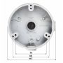 Ceiling bracket for dome and bullet cameras CCTV DAHUA PFA136