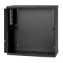 Hanging Rack cabinets 19" 3/4U 180mm Black RAL9005 color steel with door
