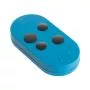 Came TOPD4FBS Handsender 4 Kanale Fester Code Dual Frequenz Blau
