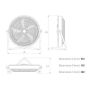 Ventilateur de sol Vortice NORDIK STORM 50/20" - sku 60601