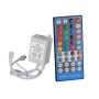 Contrôleur infrarouge RGBW avec télécommande 40 boutons  Mod. 3326