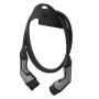 Wallbox supporto murale in metallo per cavo HLD-B - nero