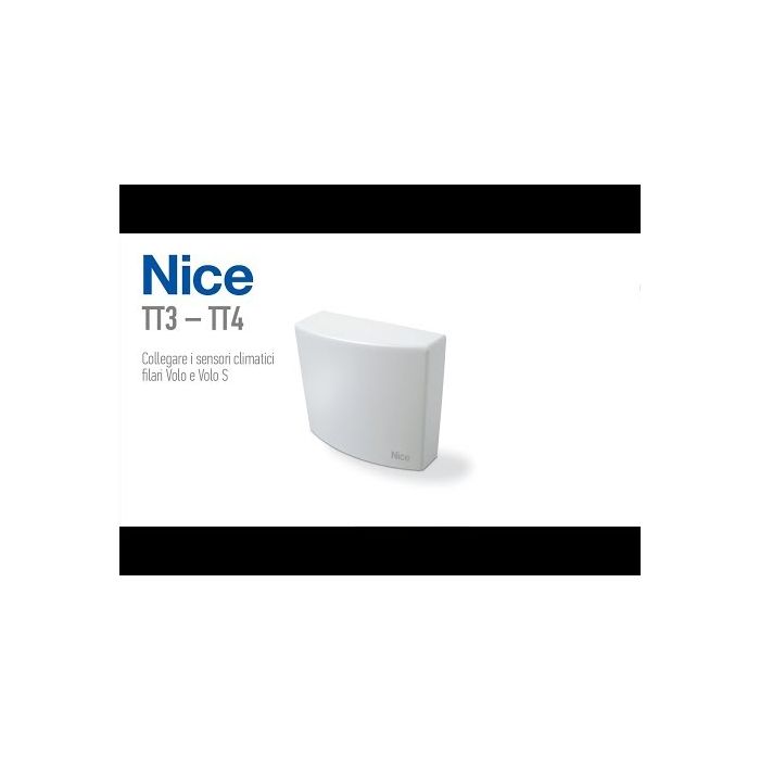 Unité de commande mindy NICE TT3N pour moteurs de stores, capteurs de climat extérieur